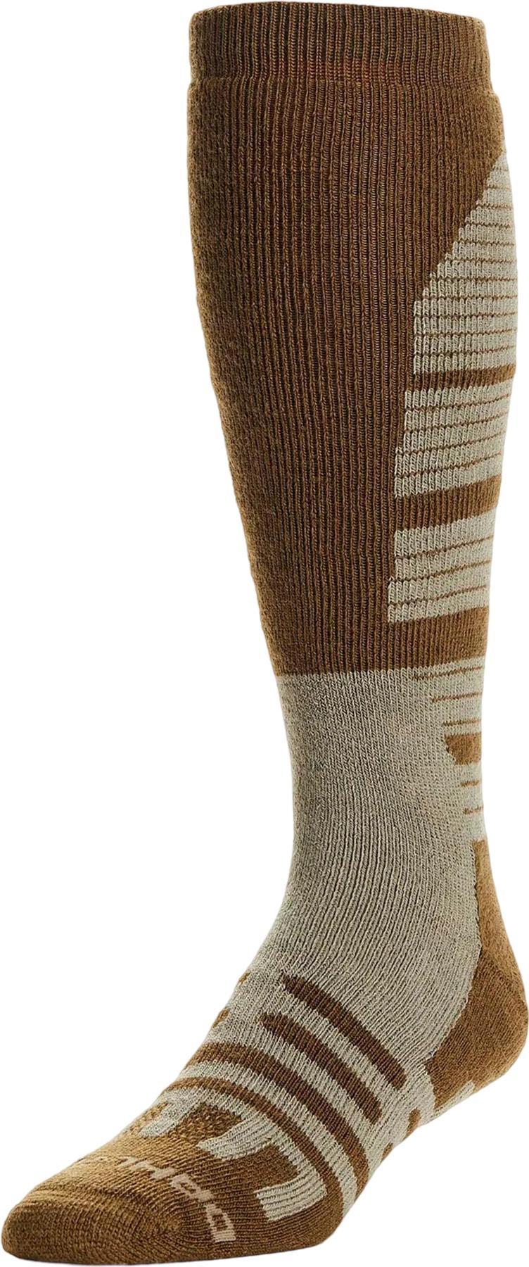 La chaussette côtelée grise laine mérinos | Smartwool