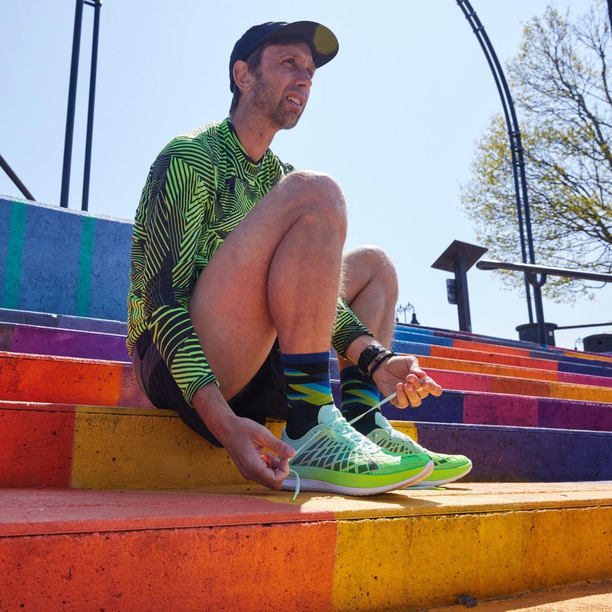 Product gallery image number 5 for product Bolt Micro Crew Ultra-Lightweight Running Socks - Men's