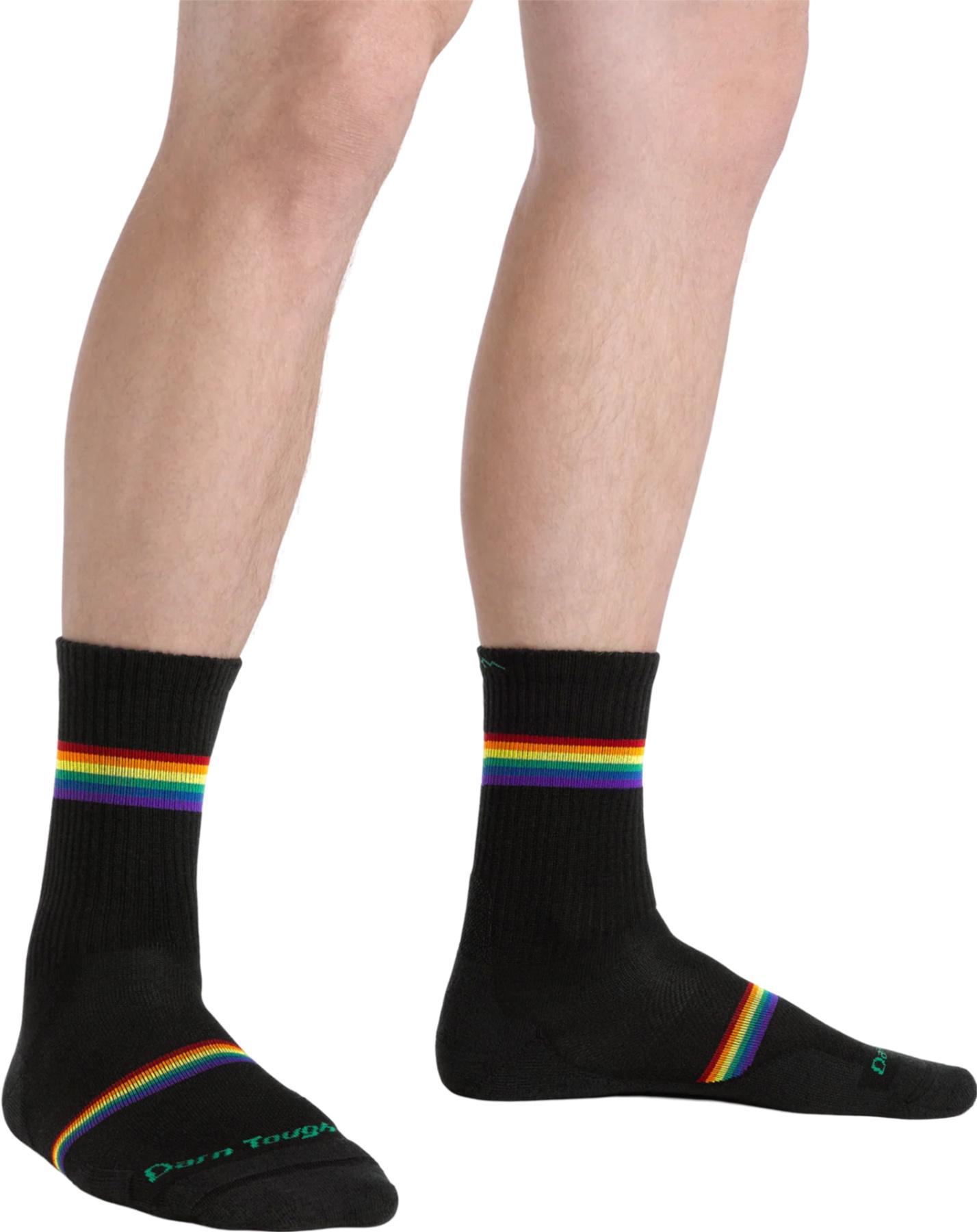 Product gallery image number 2 for product Prism Micro Crew Cushion Lightweight Running Socks - Men's