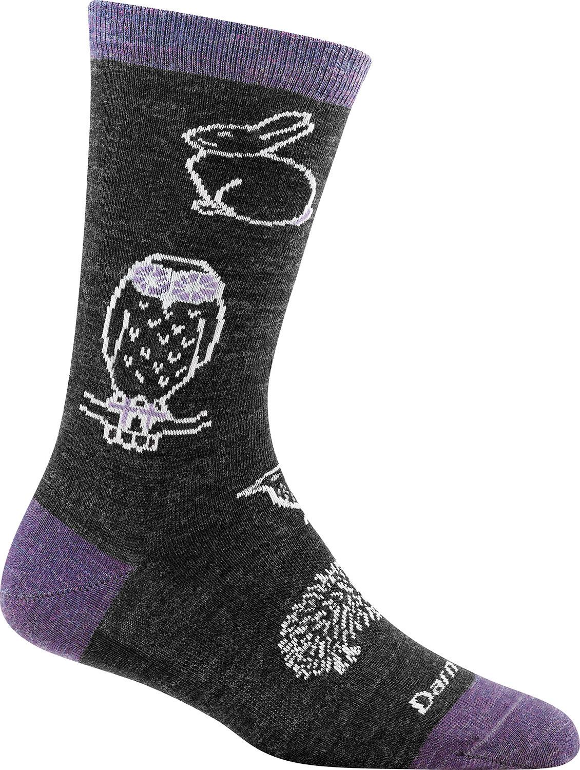 Product gallery image number 1 for product Woodland Creatures Crew Light Socks - Women's