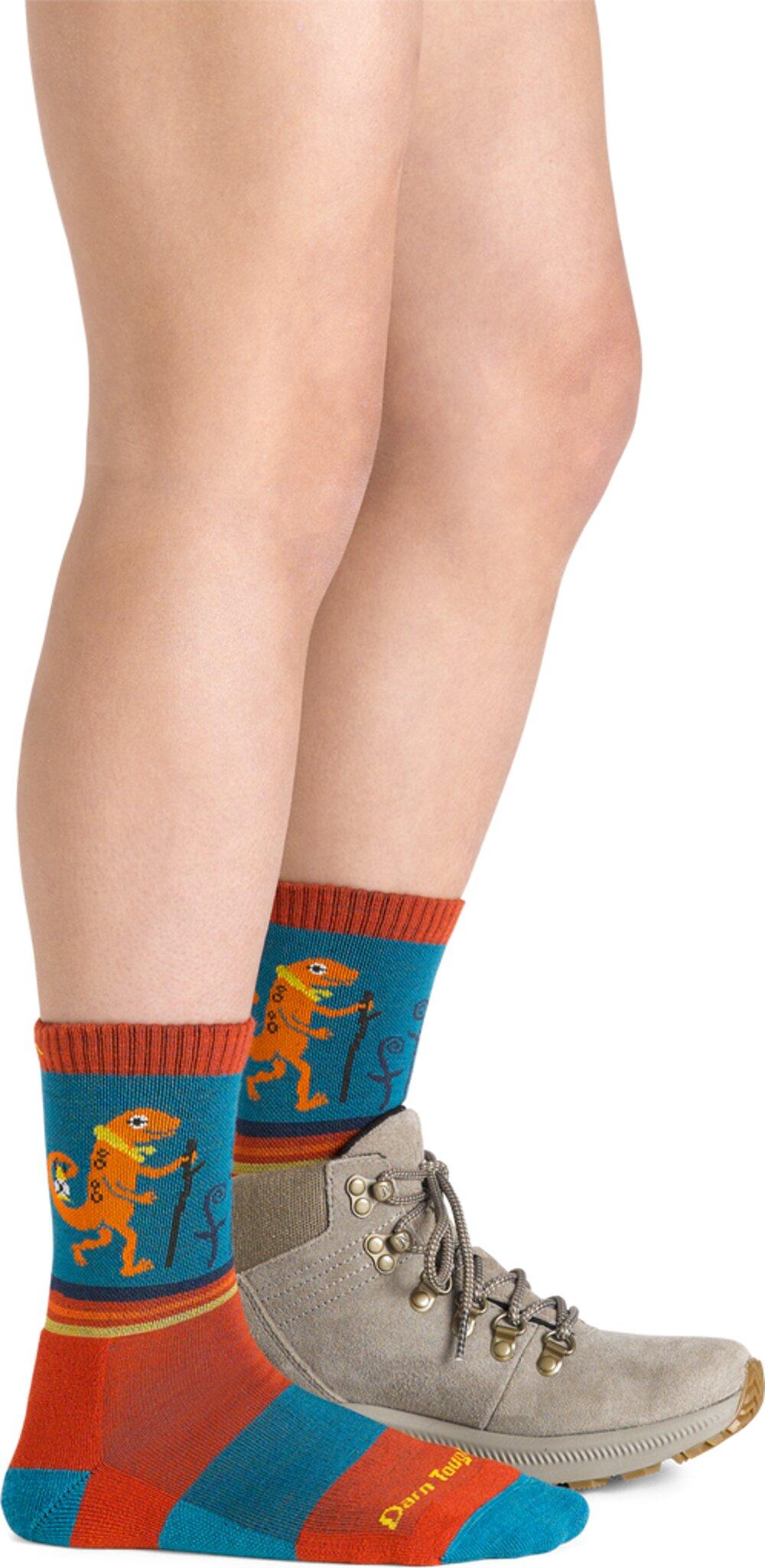 Product gallery image number 2 for product Sal Micro Crew Lightweight Hiking Socks - Kids