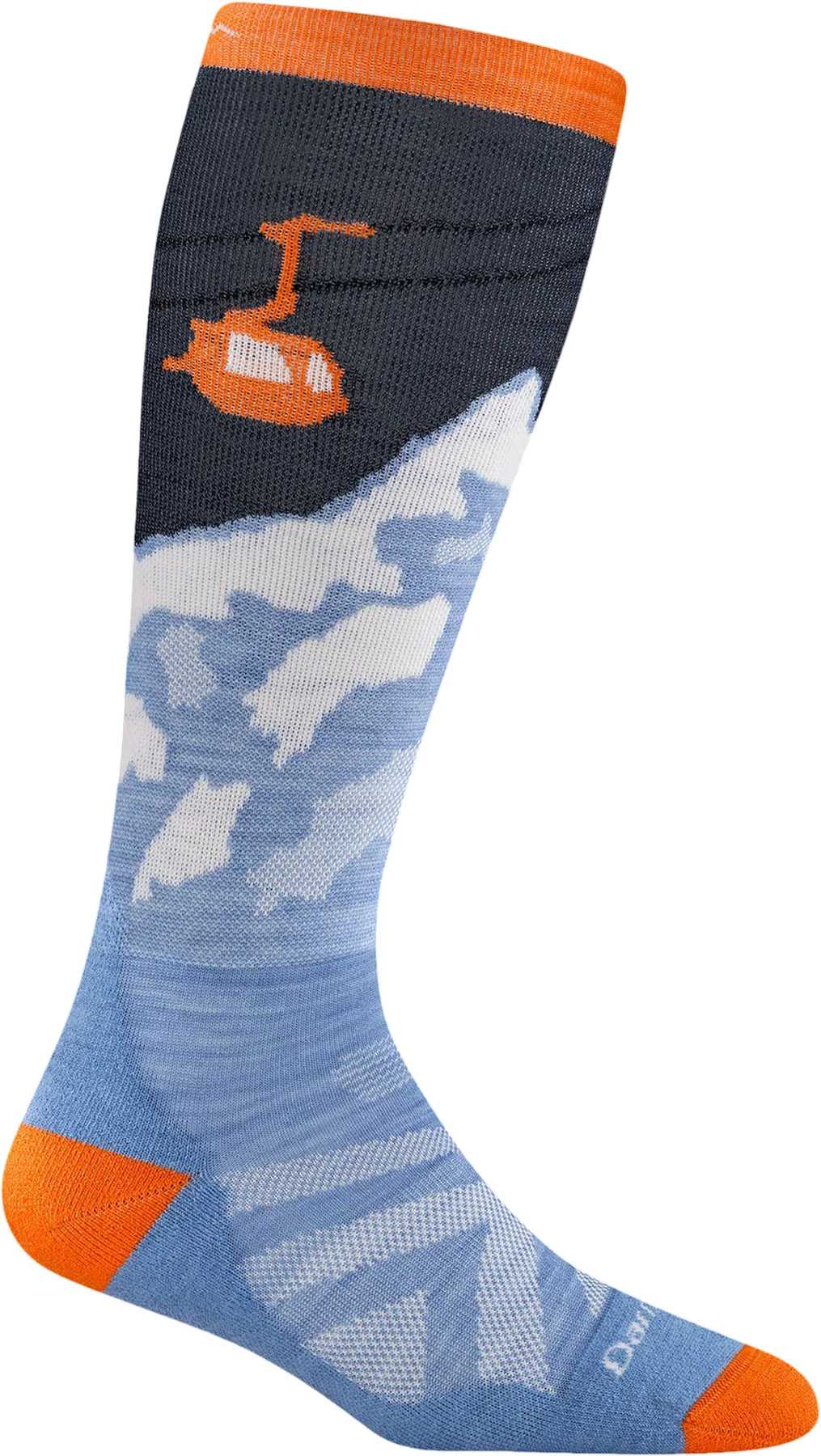 Product image for Little Yeti Over-the-Calf Midweight Ski and Snowboard Socks - Kids