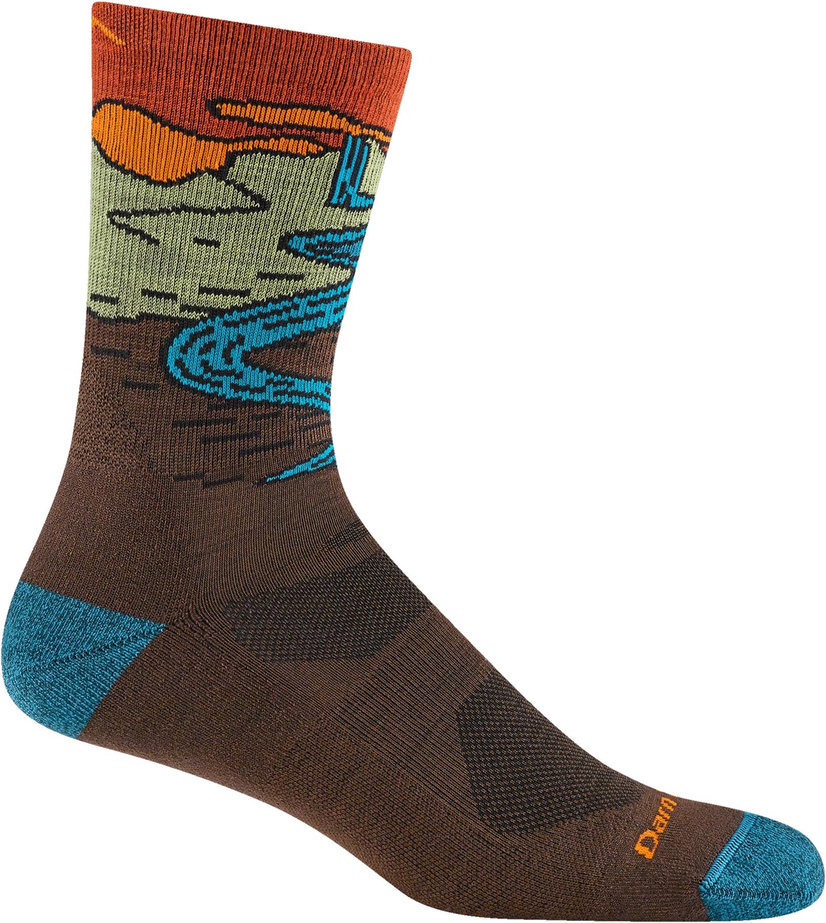 Product gallery image number 1 for product Chasing Waterfalls Cushioned Micro Crew Lightweight Hiking Socks - Men's
