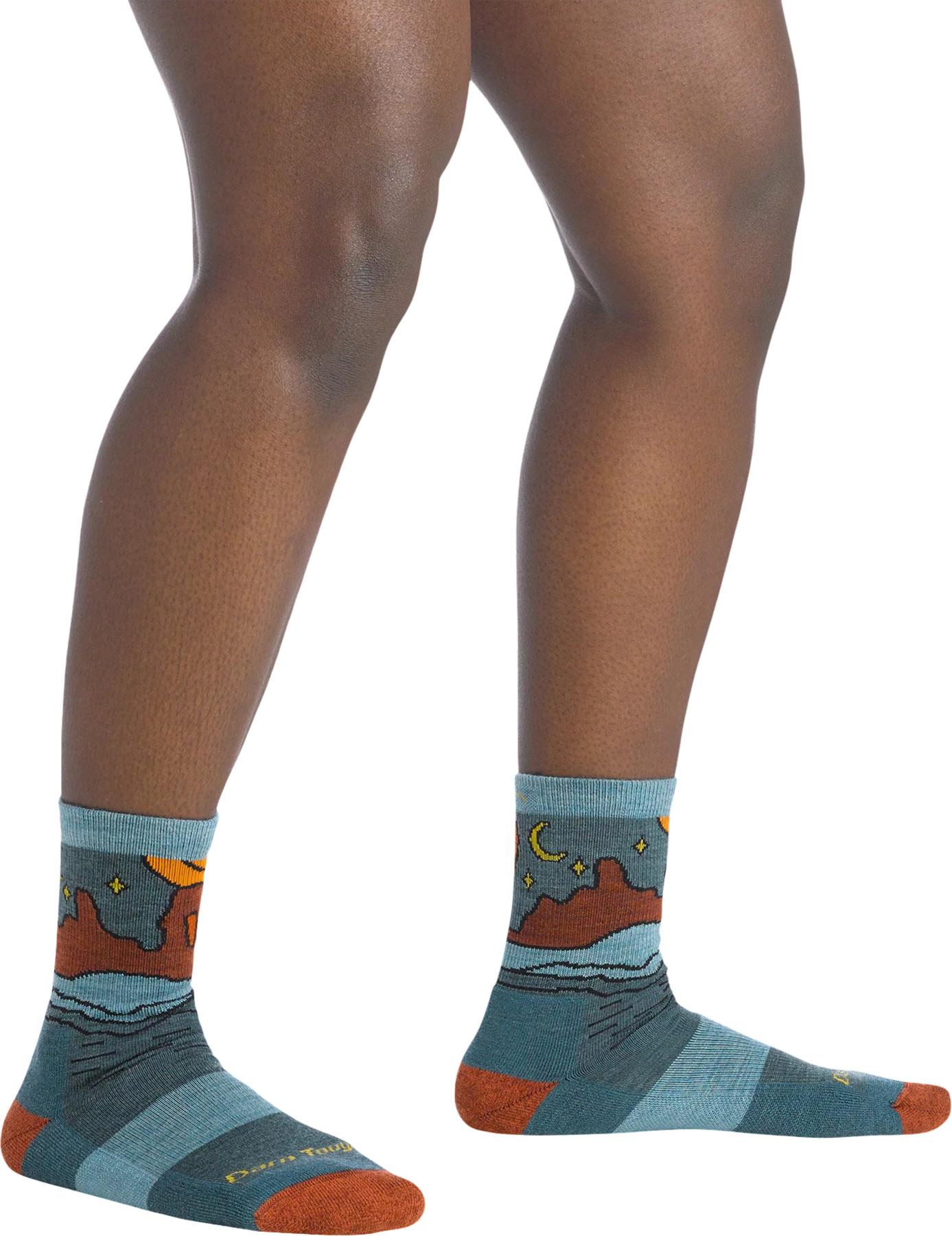 Product gallery image number 2 for product Chaussettes de randonnée mi-mollet mi-épaisses Celeste - Femme