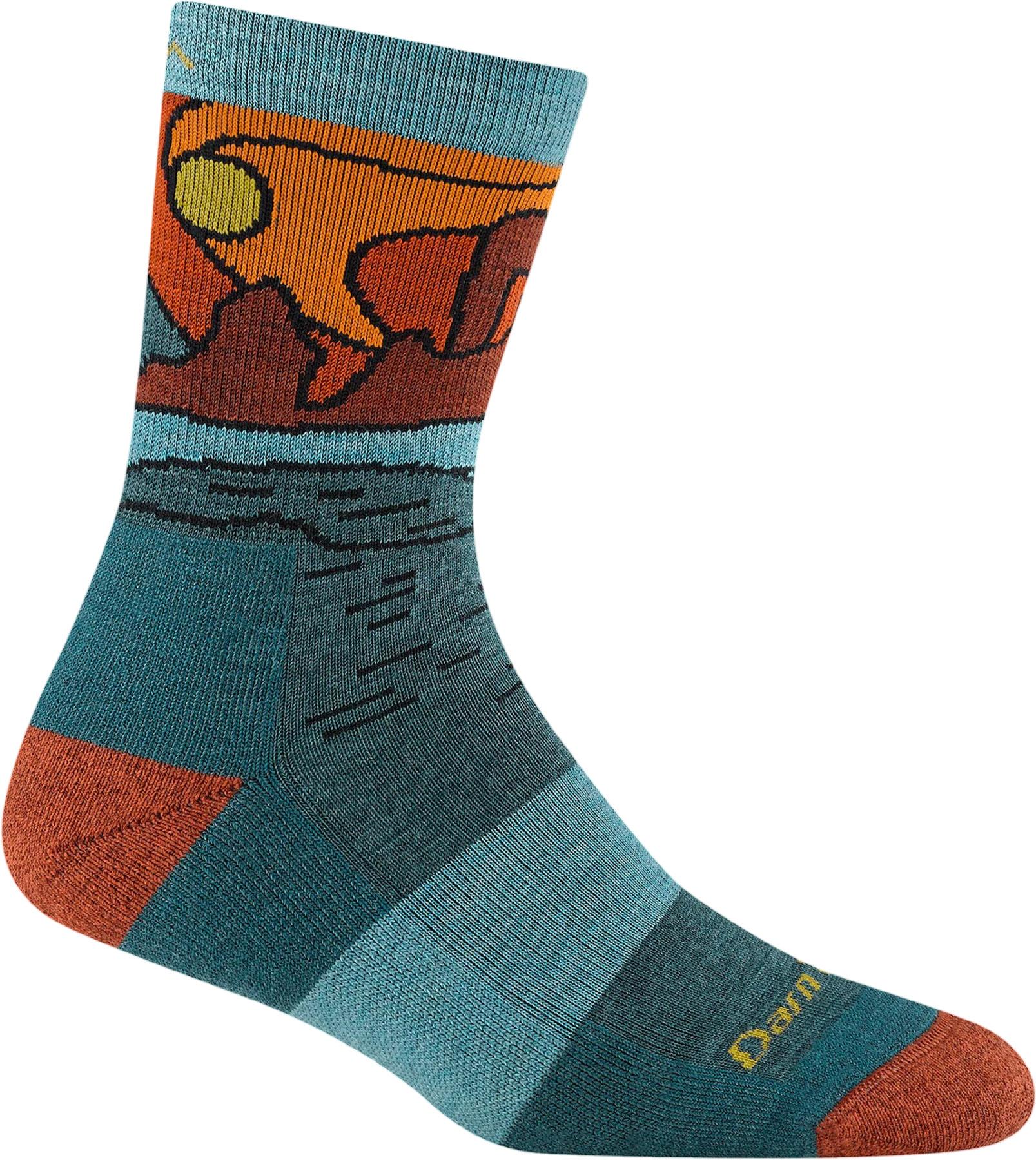 Product image for Chaussettes de randonnée mi-mollet mi-épaisses Celeste - Femme
