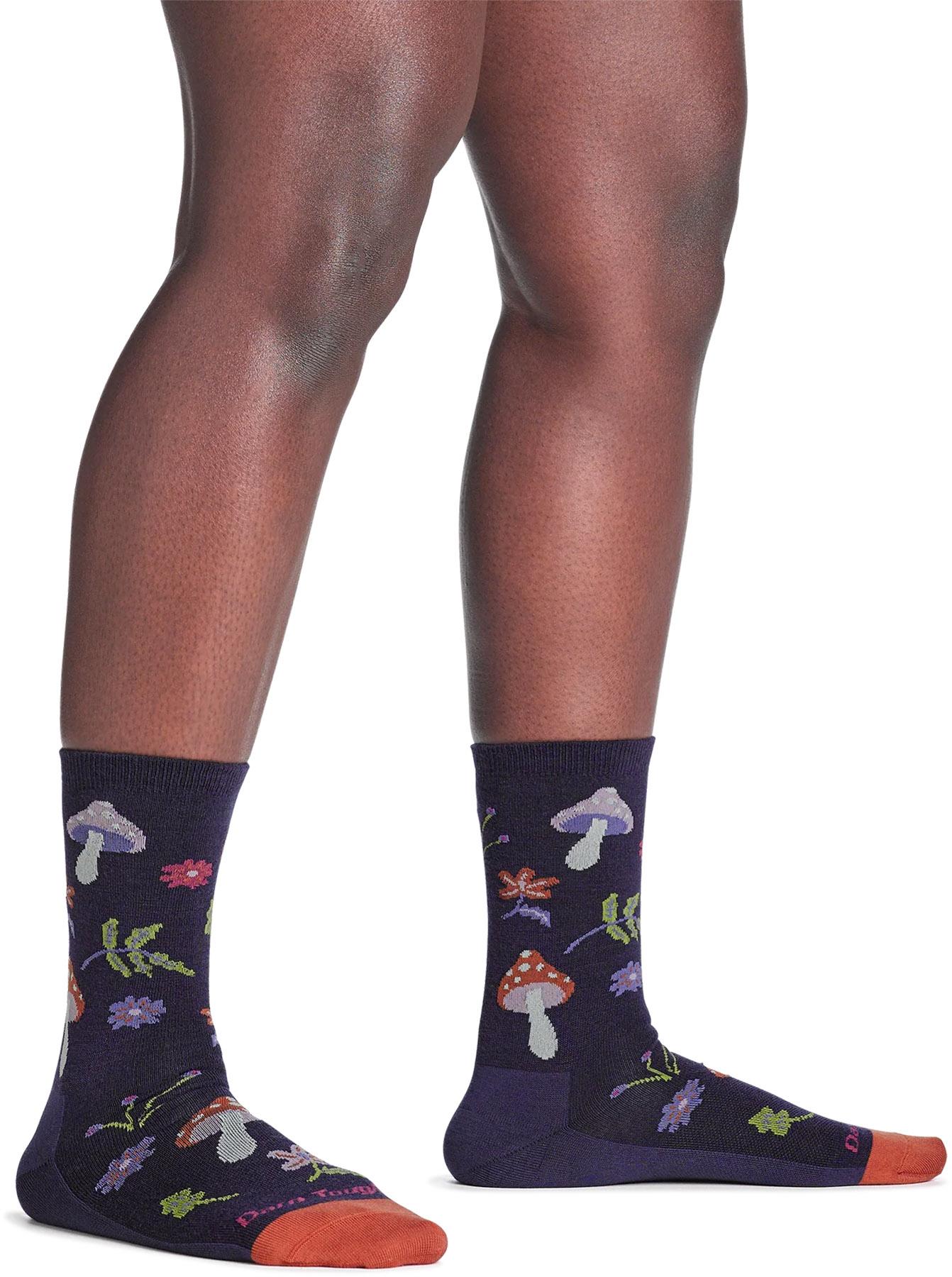 Product gallery image number 2 for product Shroom Bloom Lightweight Lifestyle Crew Socks - Women's