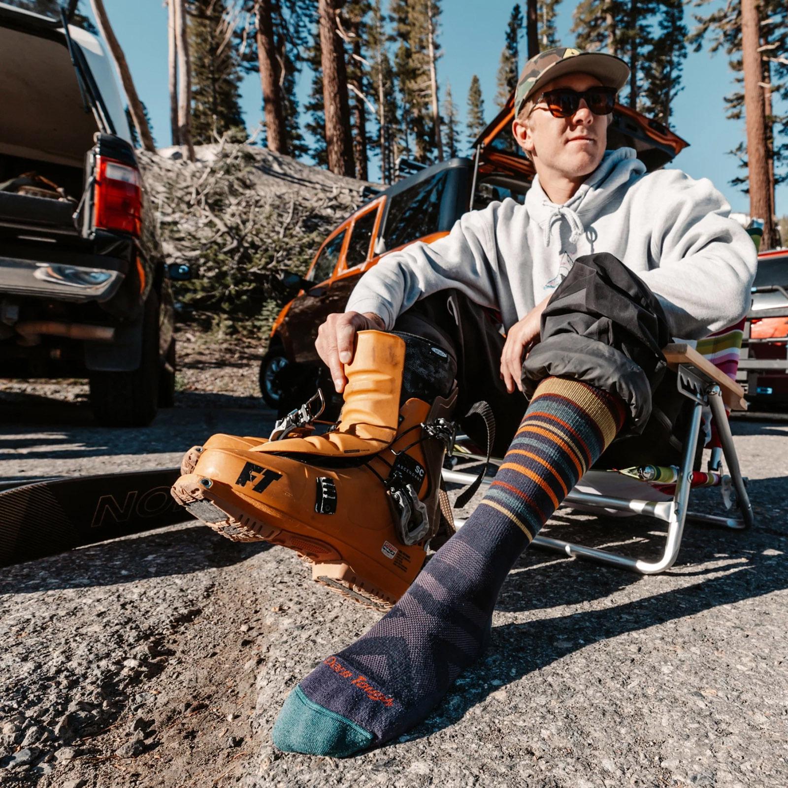 Product gallery image number 2 for product Snowpack OTC Midweight with Cushion Socks - Men's