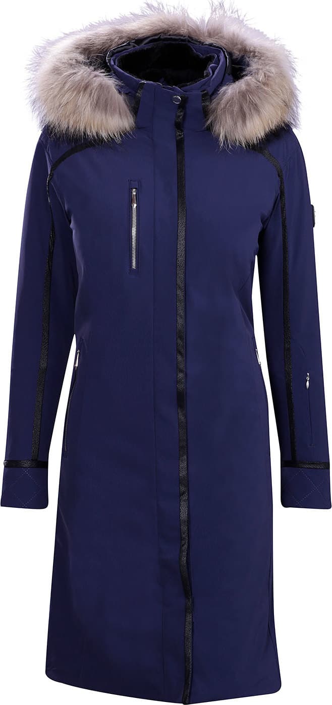 Product gallery image number 1 for product Quebec insulated Long Coat with Fur - Women's