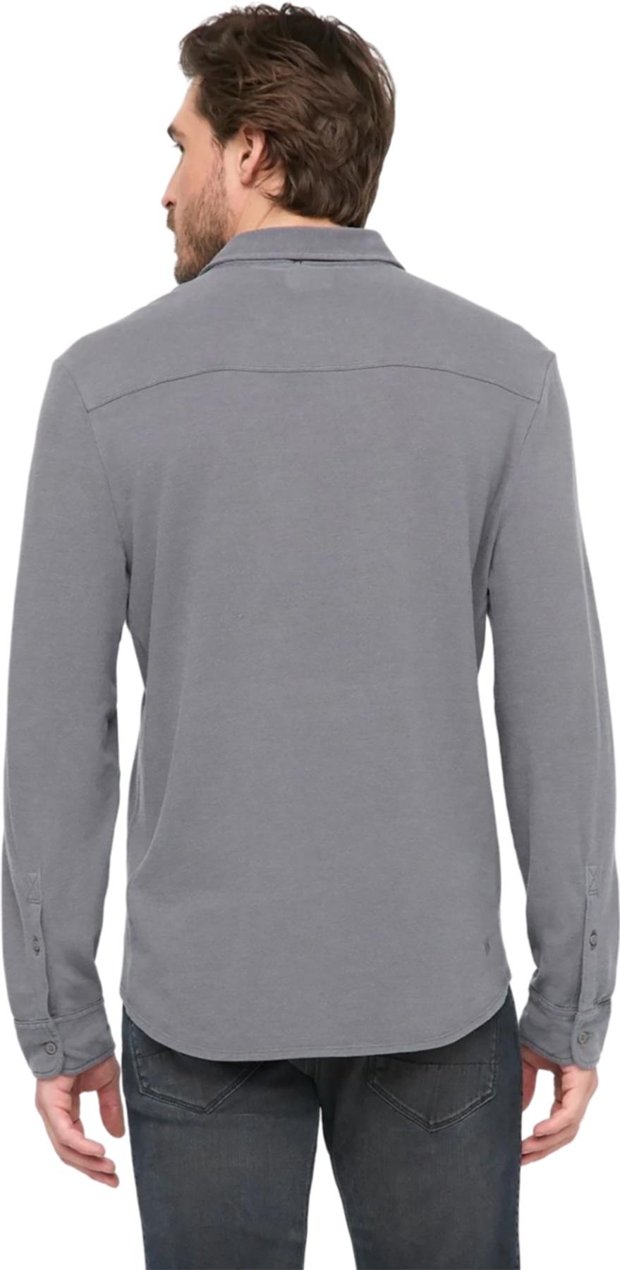 Product gallery image number 2 for product Air Flow Pique Knit Button Down Shirt - Men's