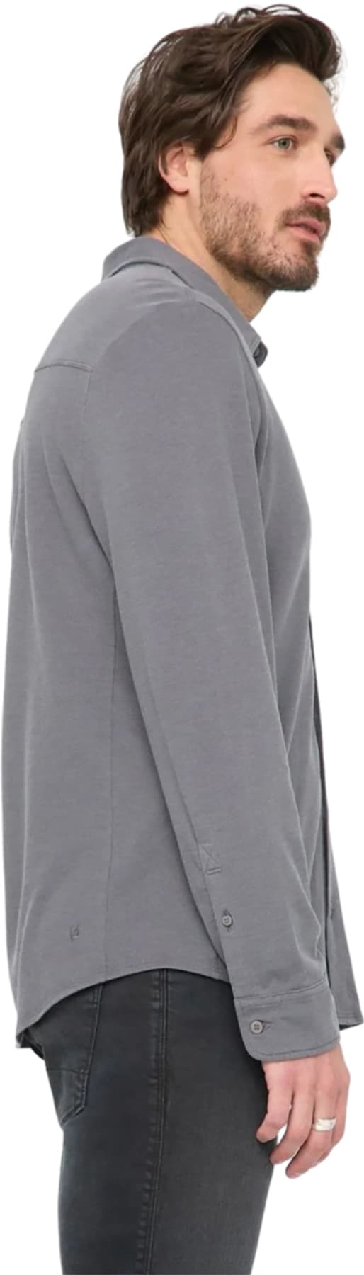 Product gallery image number 4 for product Air Flow Pique Knit Button Down Shirt - Men's