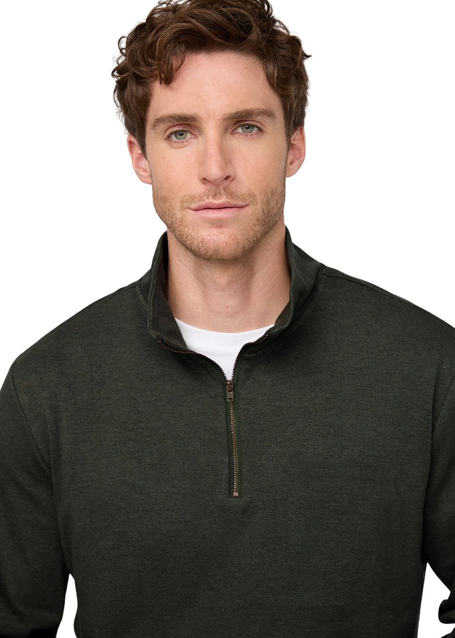 Product gallery image number 6 for product Performance Quarter Zip Flannel Pullover - Men's