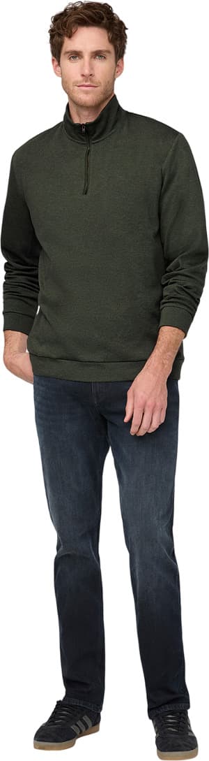 Product gallery image number 3 for product Performance Quarter Zip Flannel Pullover - Men's