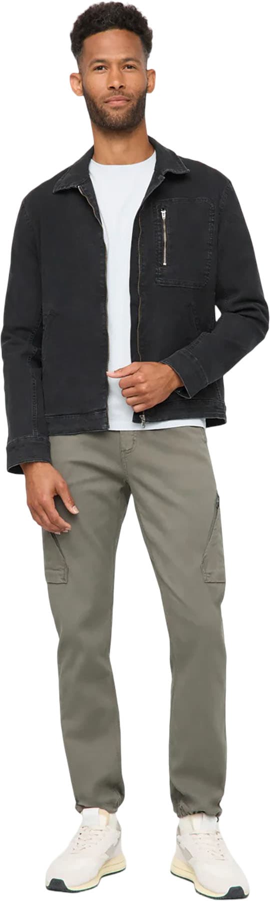 Product gallery image number 8 for product Manteau utilitaire en toile extensible - Homme