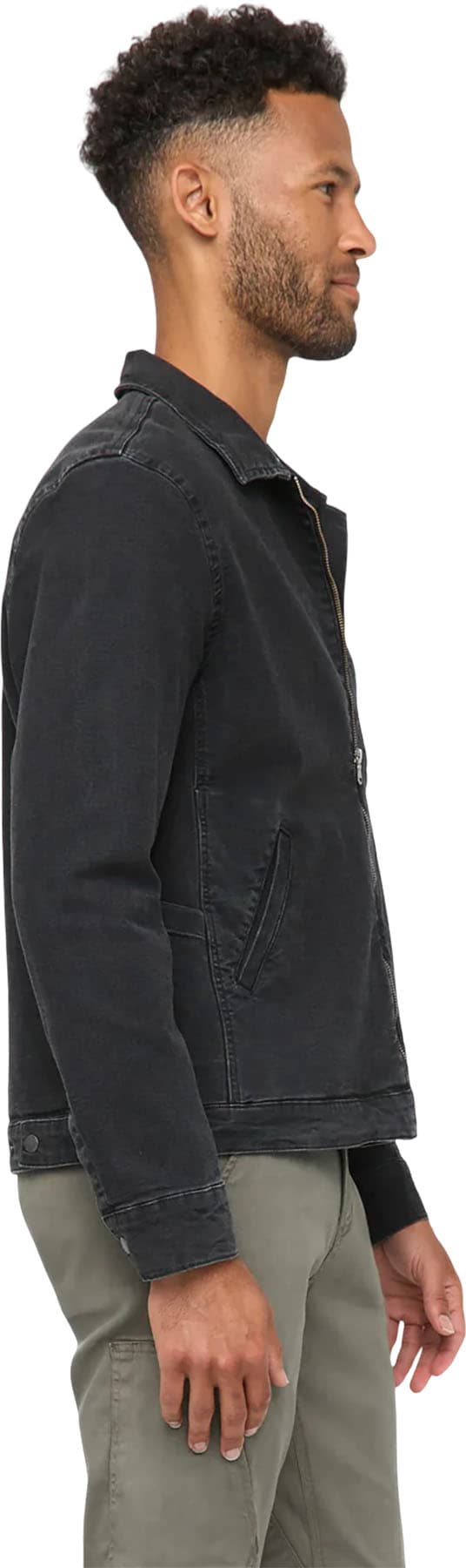 Product gallery image number 2 for product Manteau utilitaire en toile extensible - Homme