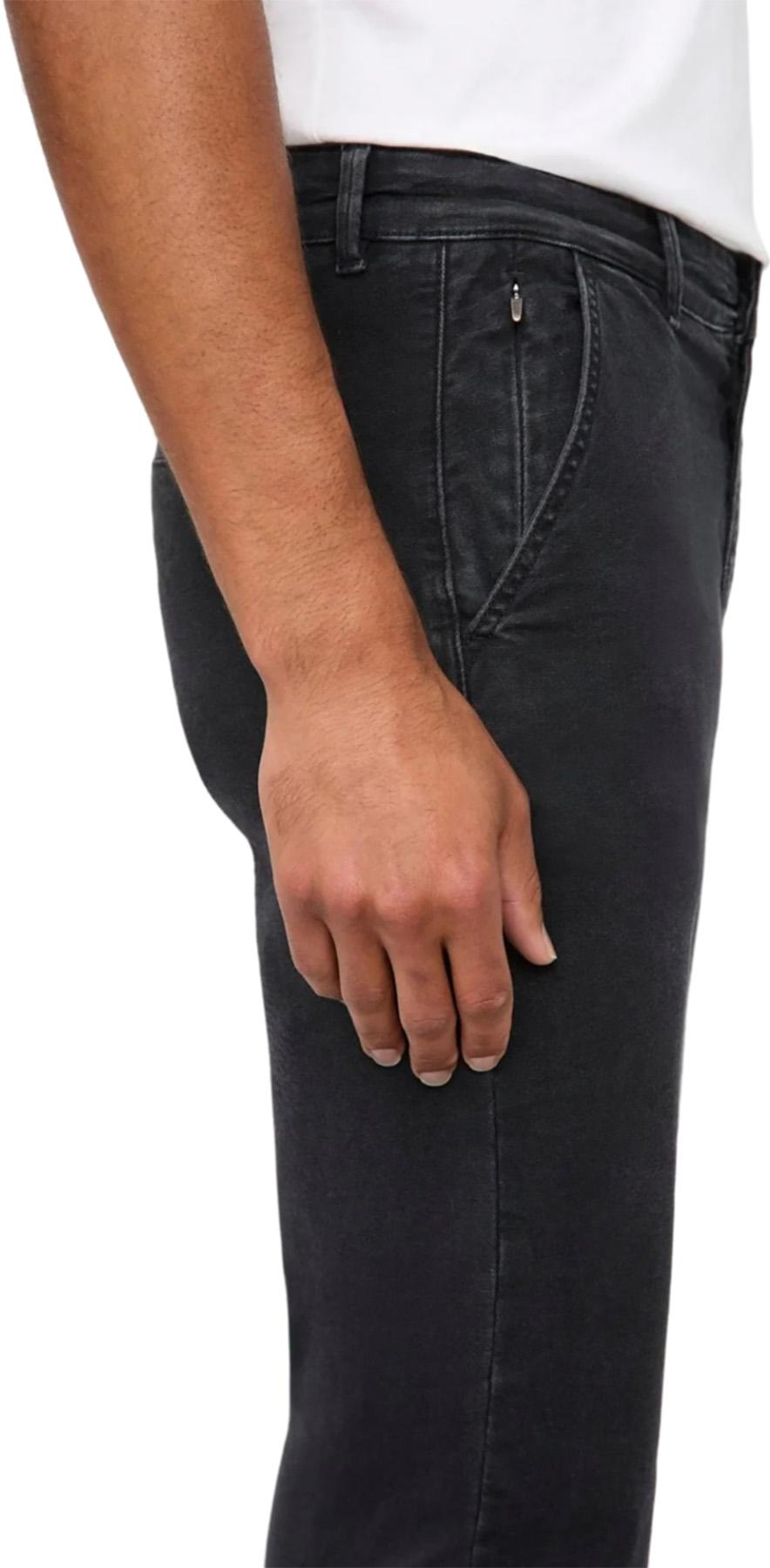 Numéro de l'image de la galerie de produits 3 pour le produit Pantalon chino droit coupe décontractée en toile extensible - Homme