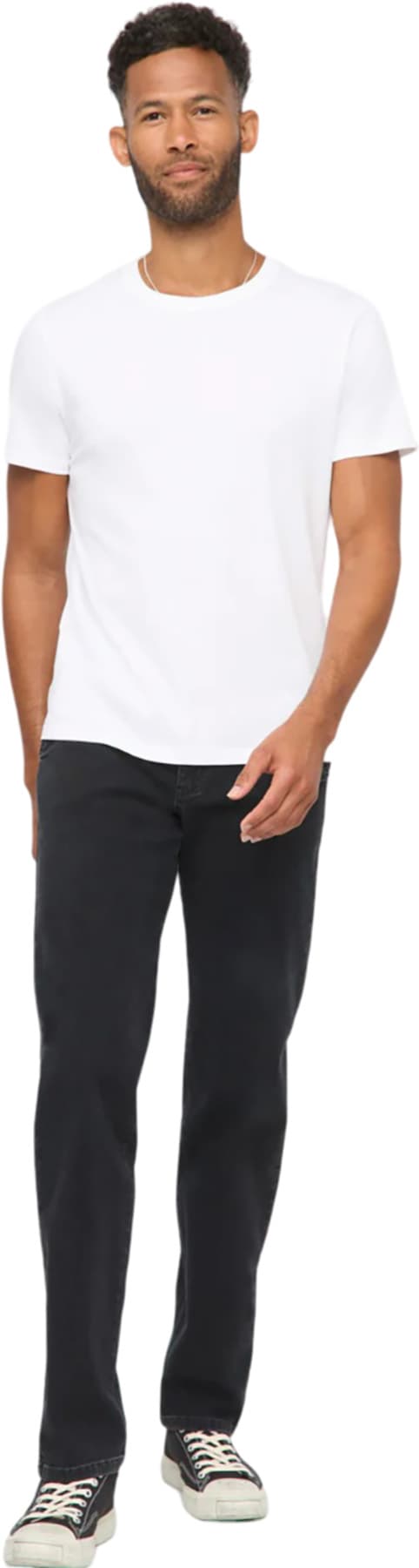 Numéro de l'image de la galerie de produits 4 pour le produit Pantalon chino droit coupe décontractée en toile extensible - Homme