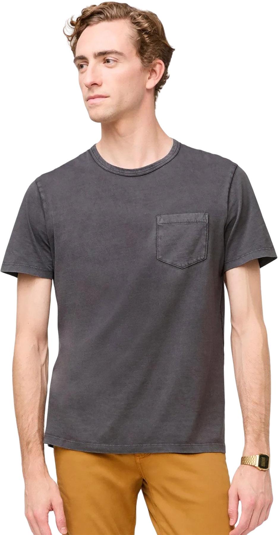 Image de produit pour T-shirt à poche délavé vintage PurePima - Homme