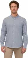 Colour: Slate Blue Fine Stripe