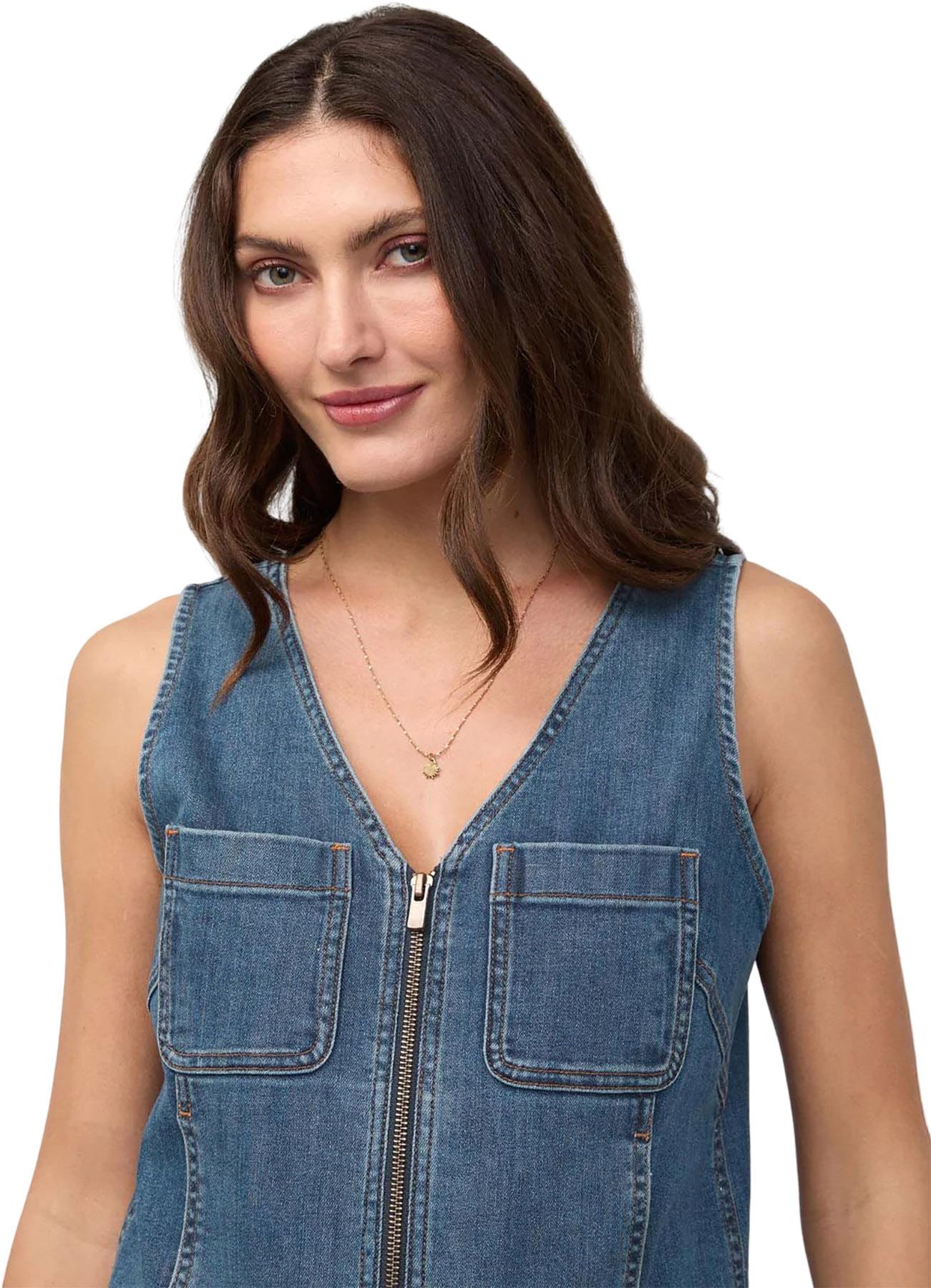 Numéro de l'image de la galerie de produits 3 pour le produit Veste à glissière avant Performance Denim - Femme