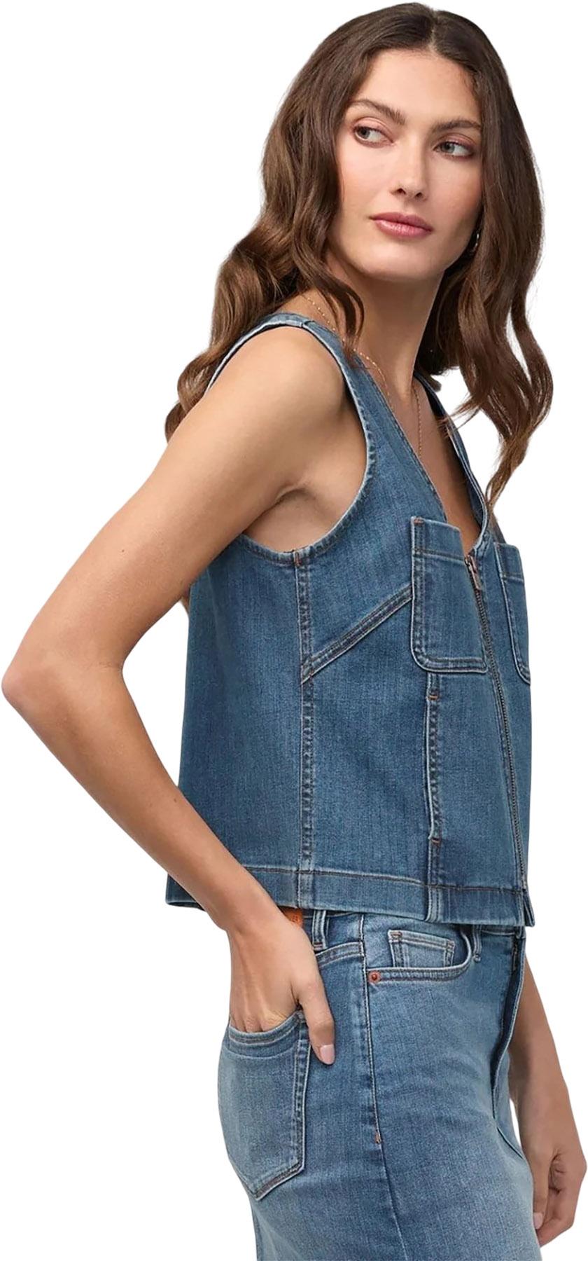 Numéro de l'image de la galerie de produits 5 pour le produit Veste à glissière avant Performance Denim - Femme