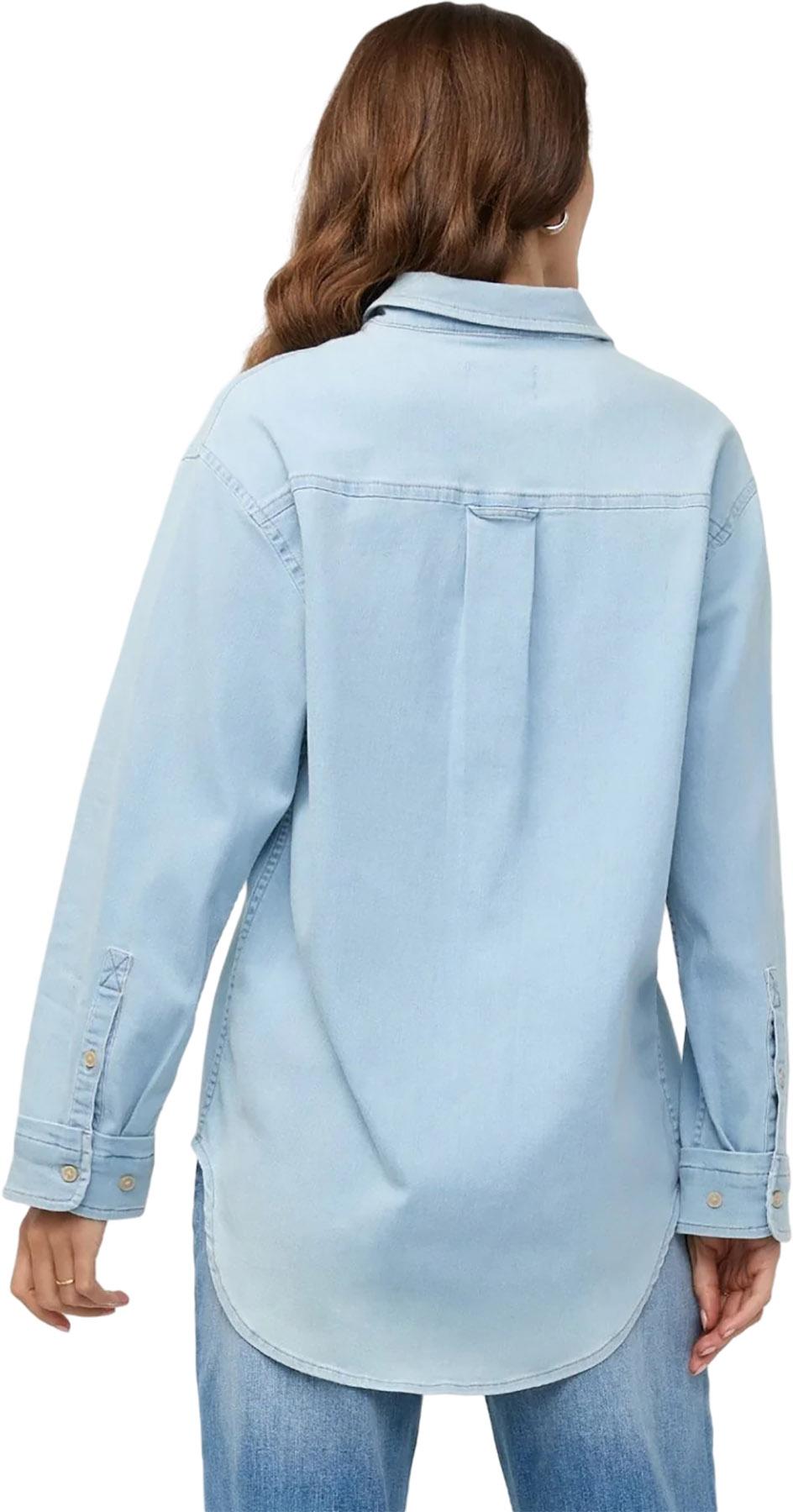 Product gallery image number 2 for product Performance Denim Lite Relaxed Button Down - Women's