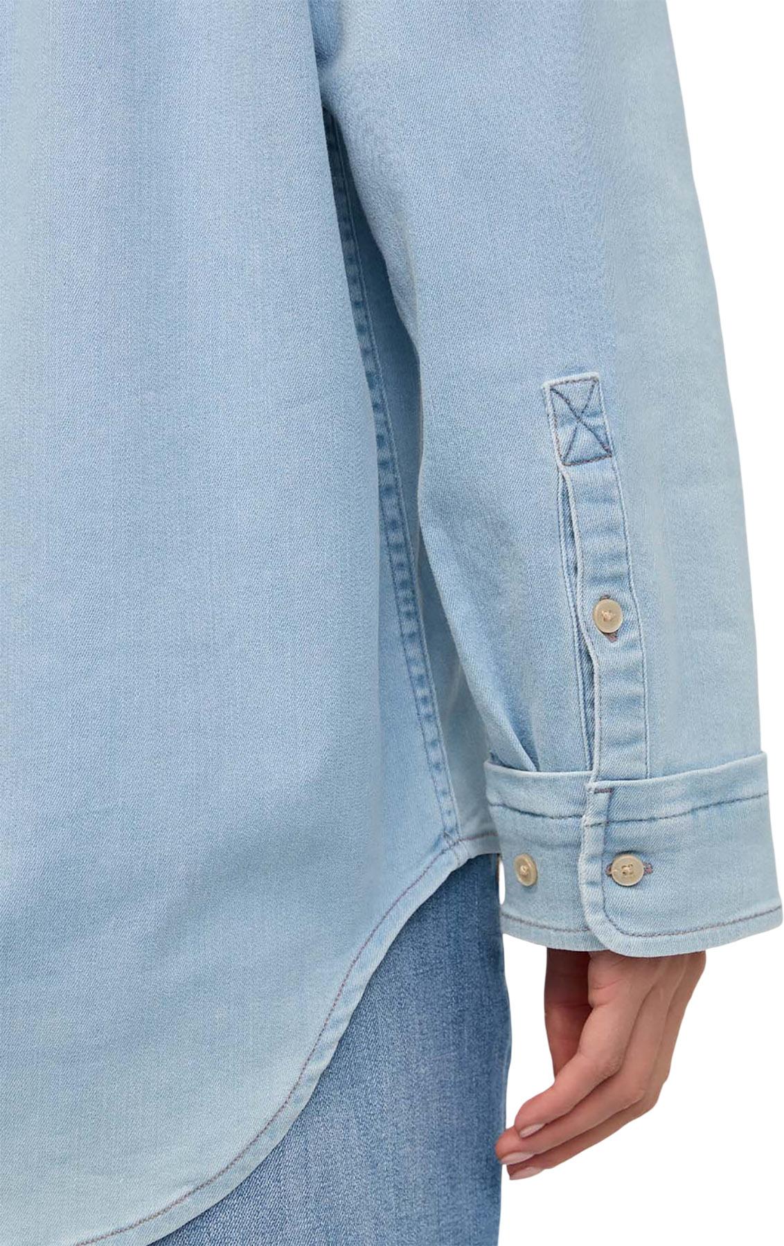 Product gallery image number 4 for product Performance Denim Lite Relaxed Button Down - Women's