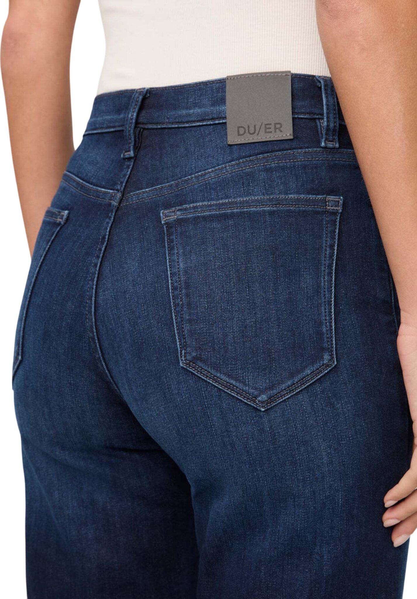 Product gallery image number 5 for product Tech Fleece Denim High Rise Straight Leg Jeans - Women's