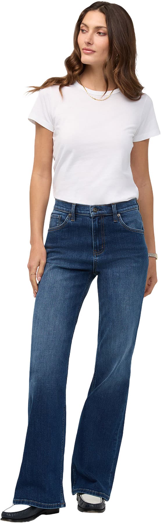 Product image for Performance Denim+ High Rise Wide Leg Jeans - Women's