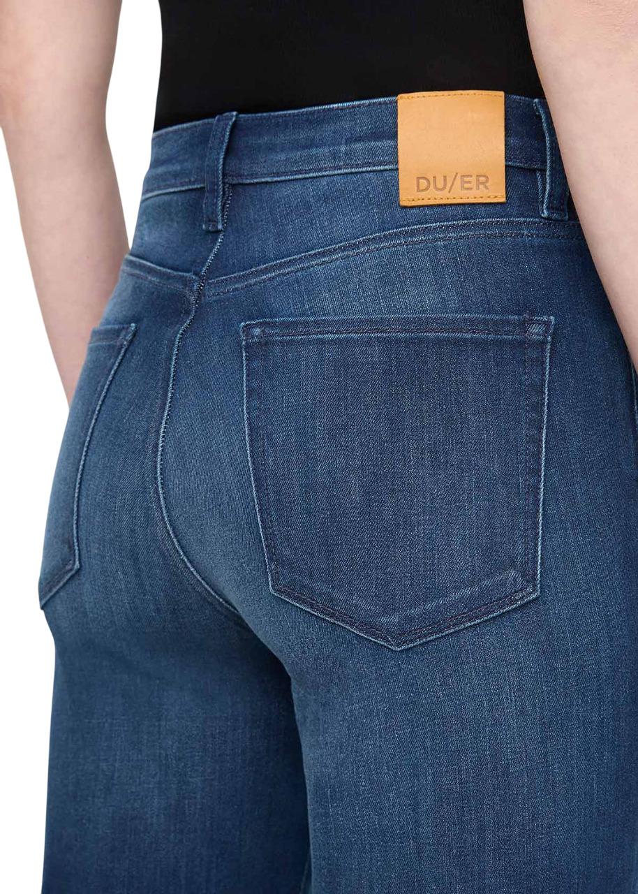 Product gallery image number 3 for product Jean droit taille haute Performance Denim+ - Femme