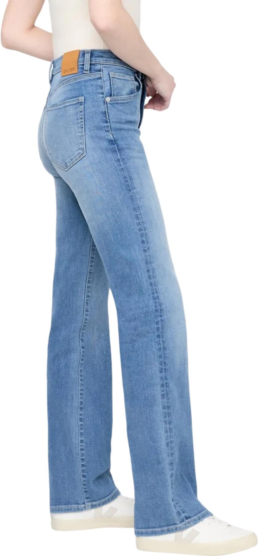 Product gallery image number 5 for product Performance Denim+ High Rise Straight Jeans - Women's