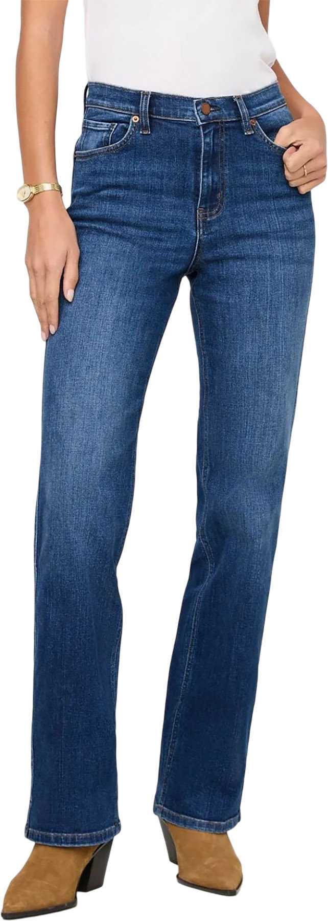 Product image for Performance Denim+ High Rise Straight Jeans - Women's