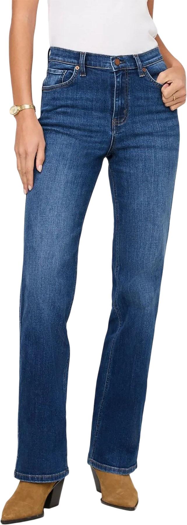 Product gallery image number 1 for product Performance Denim+ High Rise Straight Jeans - Women's