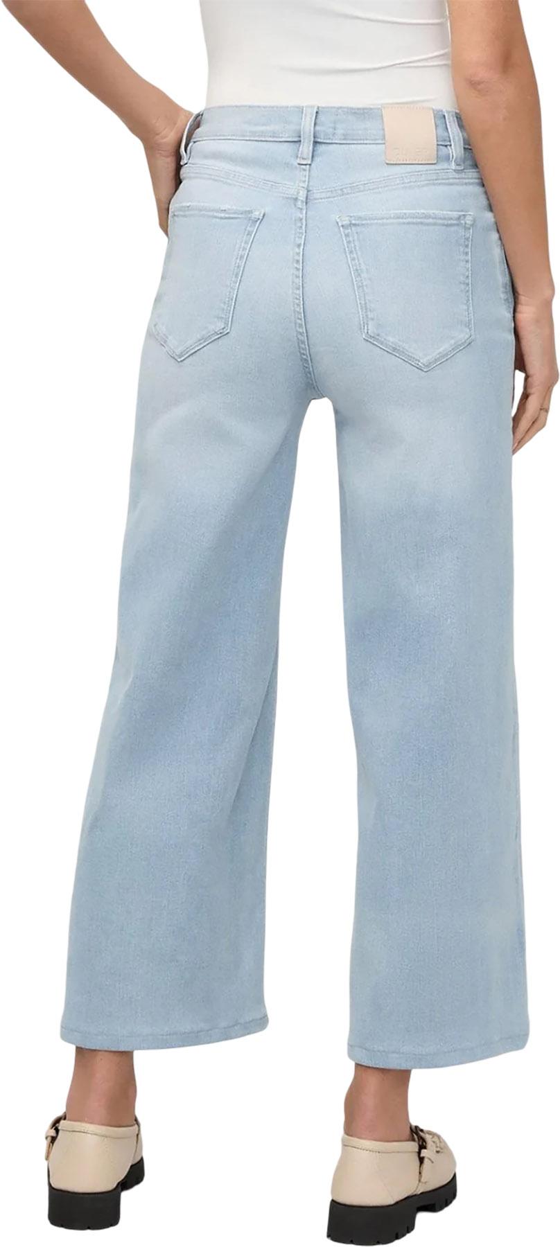 Product gallery image number 4 for product Performance Denim+ High Rise Wide Leg Crop Jeans - Women's