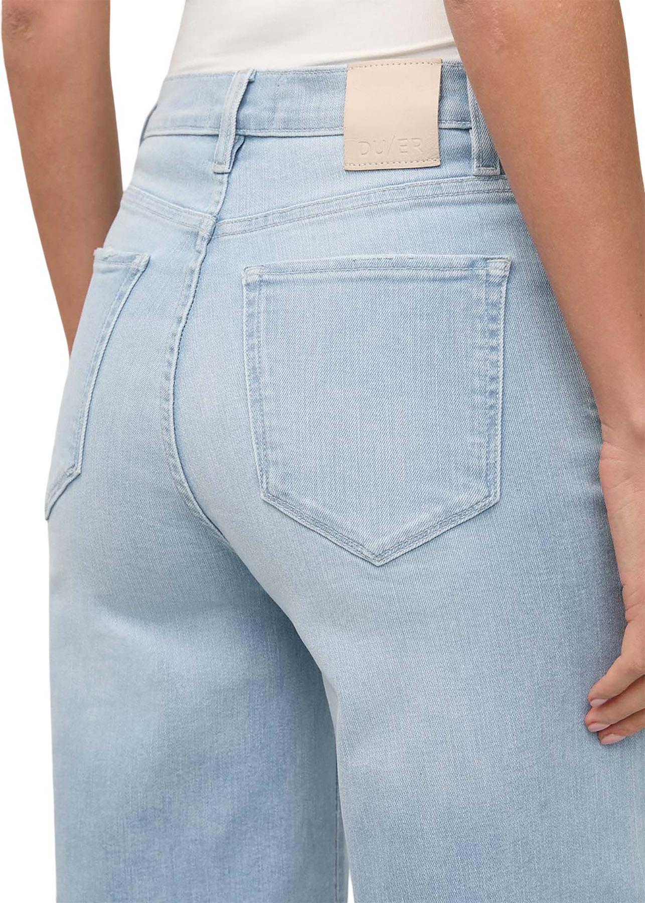 Product gallery image number 3 for product Performance Denim+ High Rise Wide Leg Crop Jeans - Women's