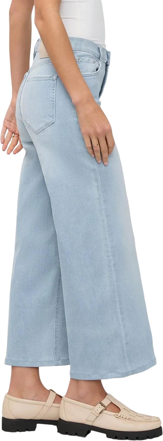 Product gallery image number 2 for product Performance Denim+ High Rise Wide Leg Crop Jeans - Women's
