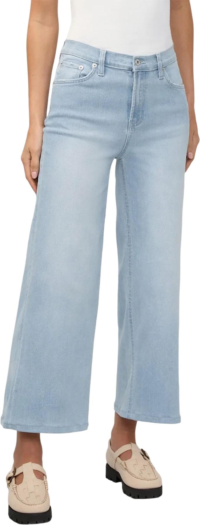 Product image for Performance Denim+ High Rise Wide Leg Crop Jeans - Women's