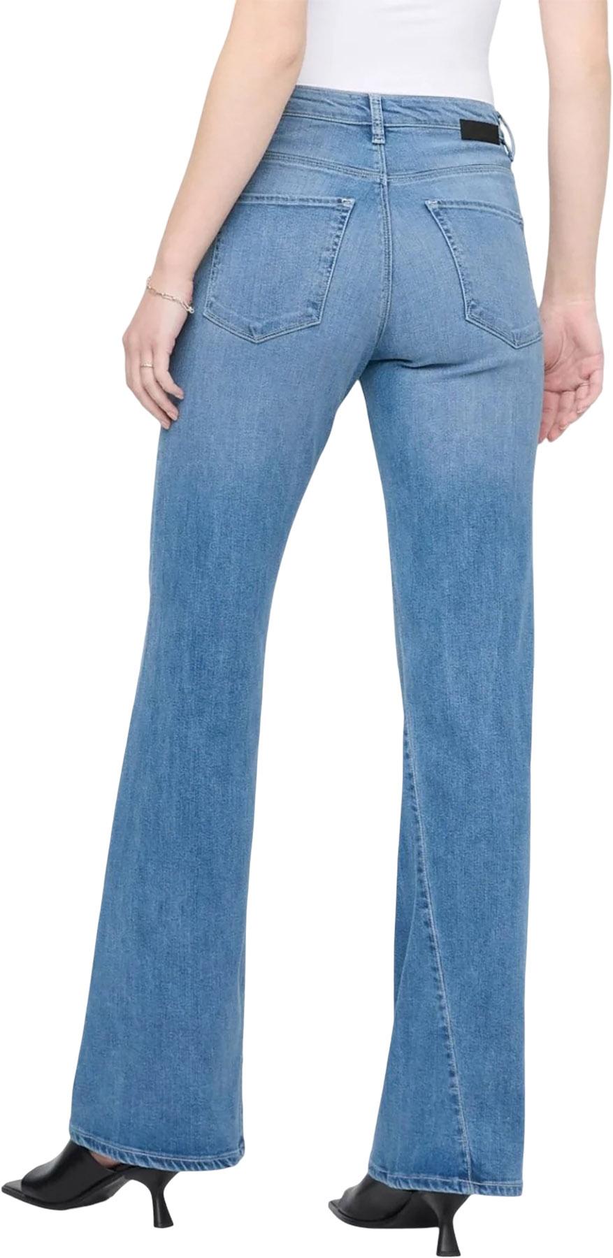 Product gallery image number 5 for product No Sweat Denim High Rise Wide Leg Jeans - Women's