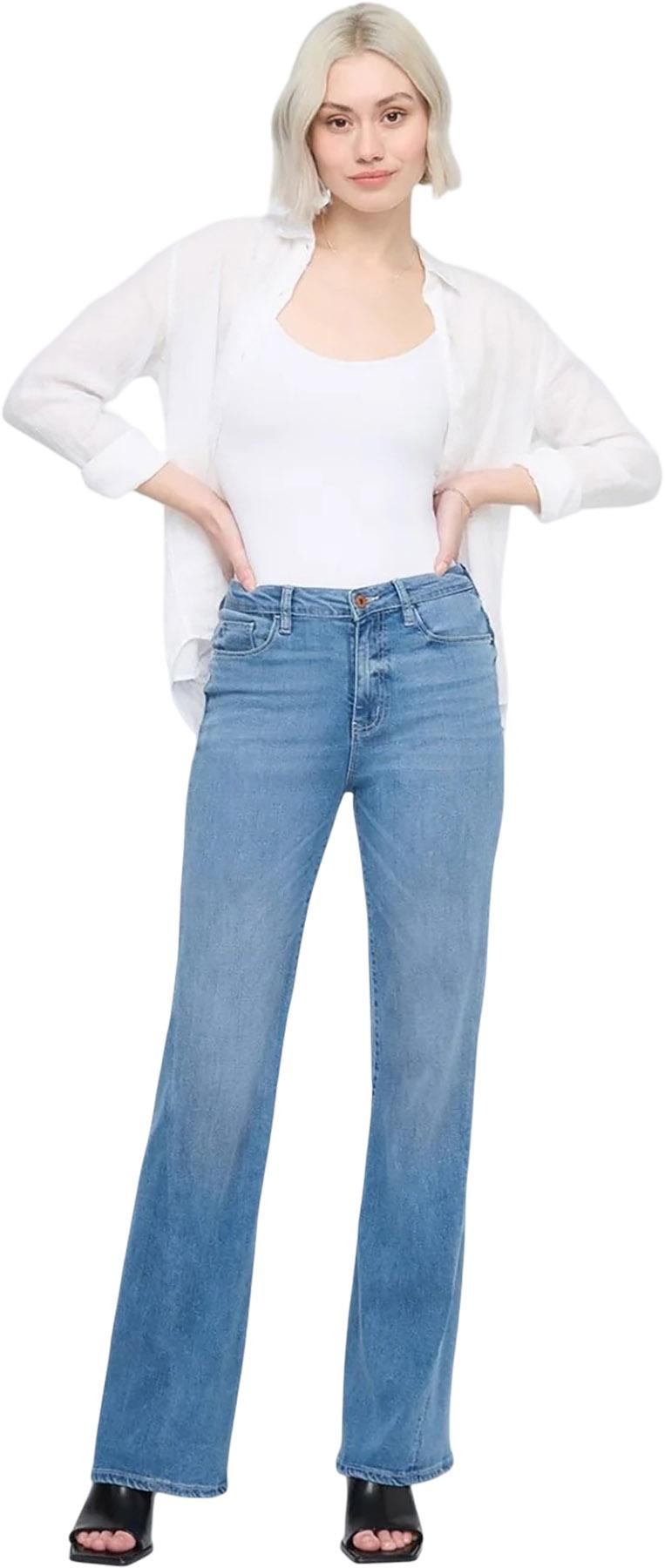 Product gallery image number 6 for product No Sweat Denim High Rise Wide Leg Jeans - Women's