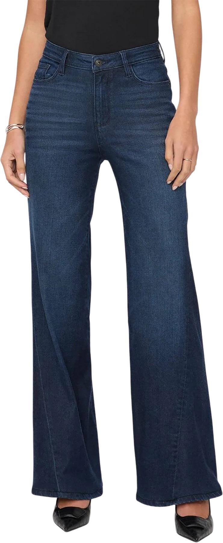 Numéro de l'image de la galerie de produits 1 pour le produit Jean évasé taille haute No Sweat Denim - Femme