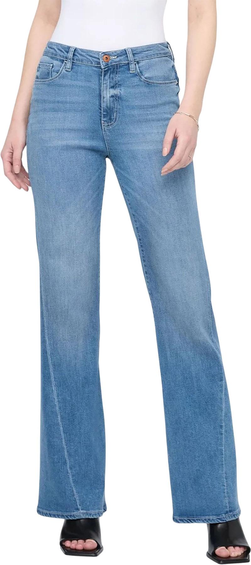 Product image for No Sweat Denim High Rise Wide Leg Jeans - Women's