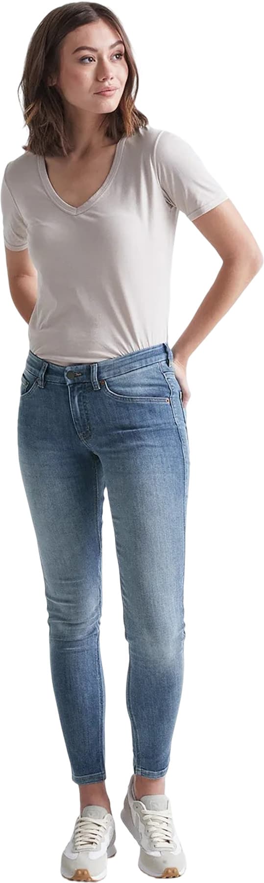 Numéro de l'image de la galerie de produits 3 pour le produit Jean moulant à taille mi-haute Performance Denim - Femme