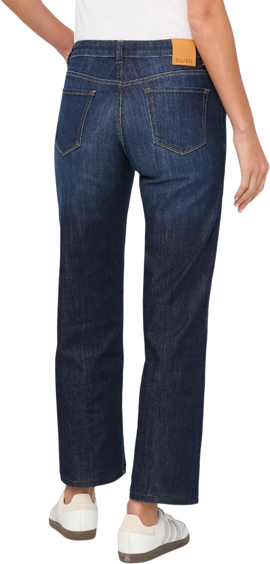Product gallery image number 3 for product Performance Denim Mid Rise Straight Jeans - Women's