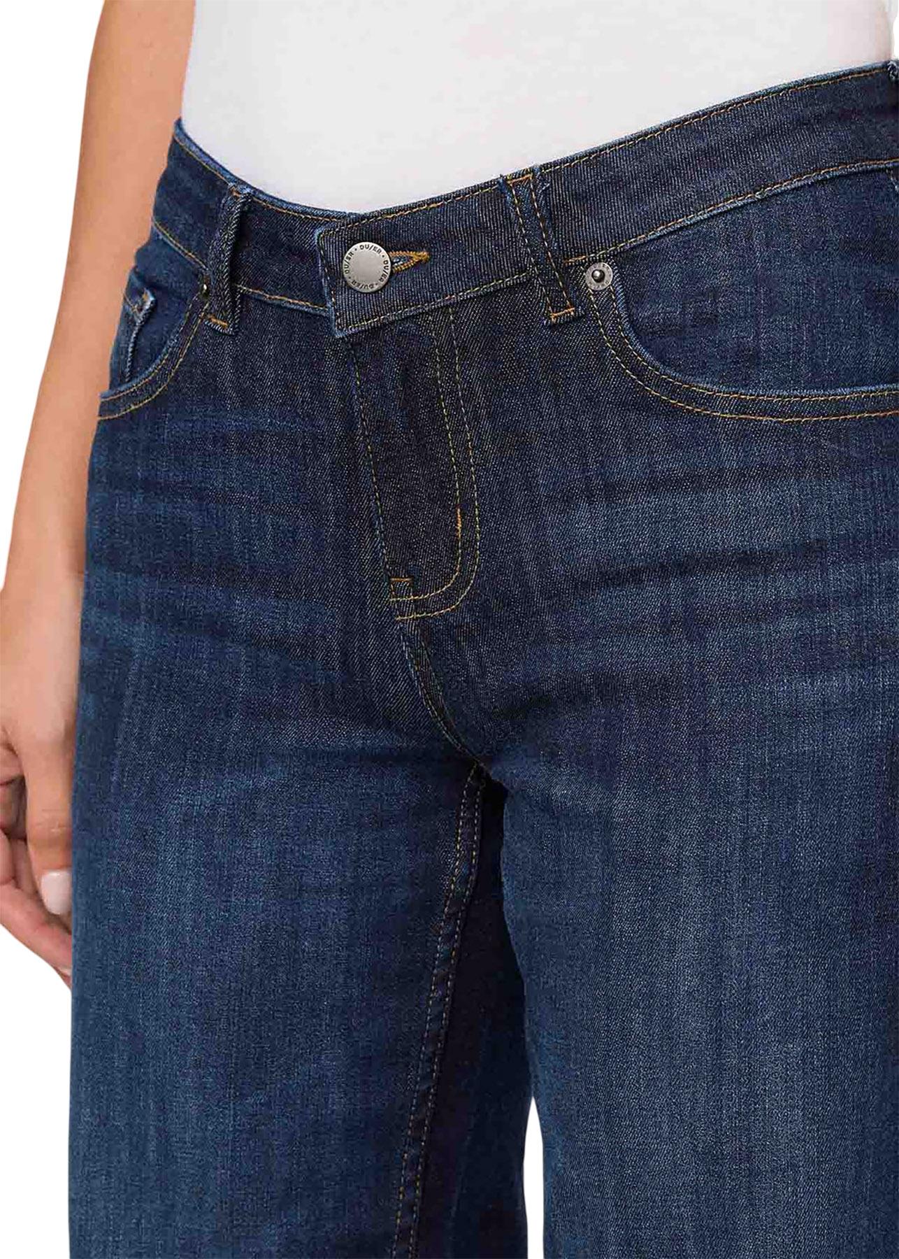 Product gallery image number 6 for product Performance Denim Mid Rise Straight Jeans - Women's