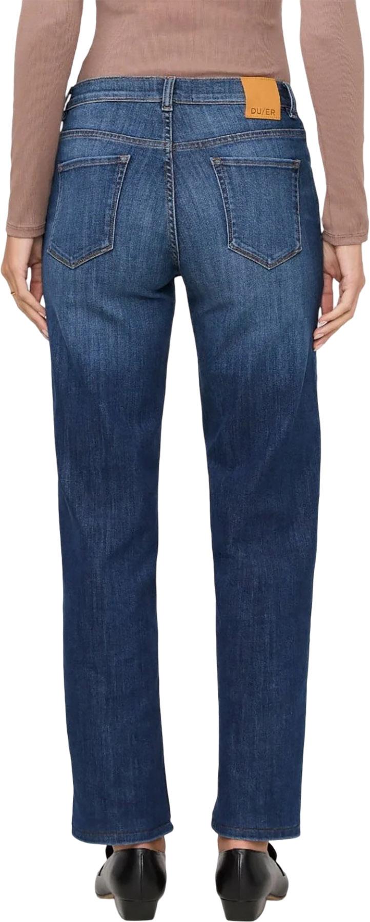 Product gallery image number 3 for product Performance Denim Mid Rise Straight Jeans - Women's