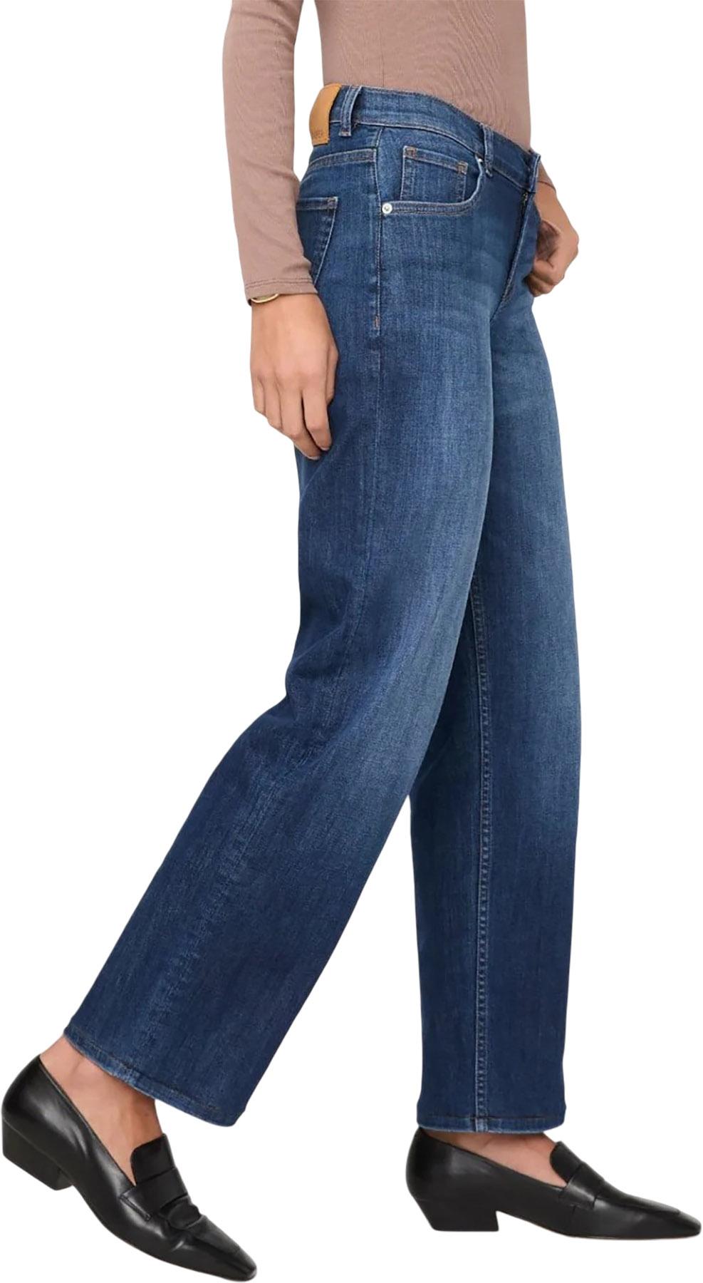 Product gallery image number 5 for product Performance Denim Mid Rise Straight Jeans - Women's