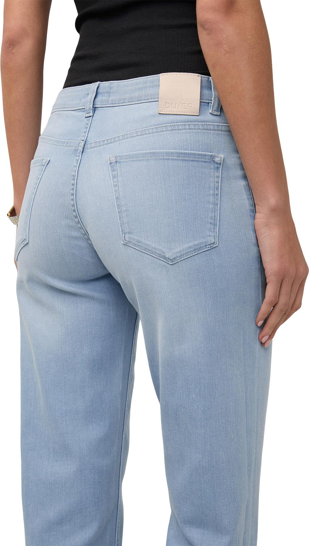 Product gallery image number 5 for product Performance Denim Mid Rise Straight Jeans - Women's
