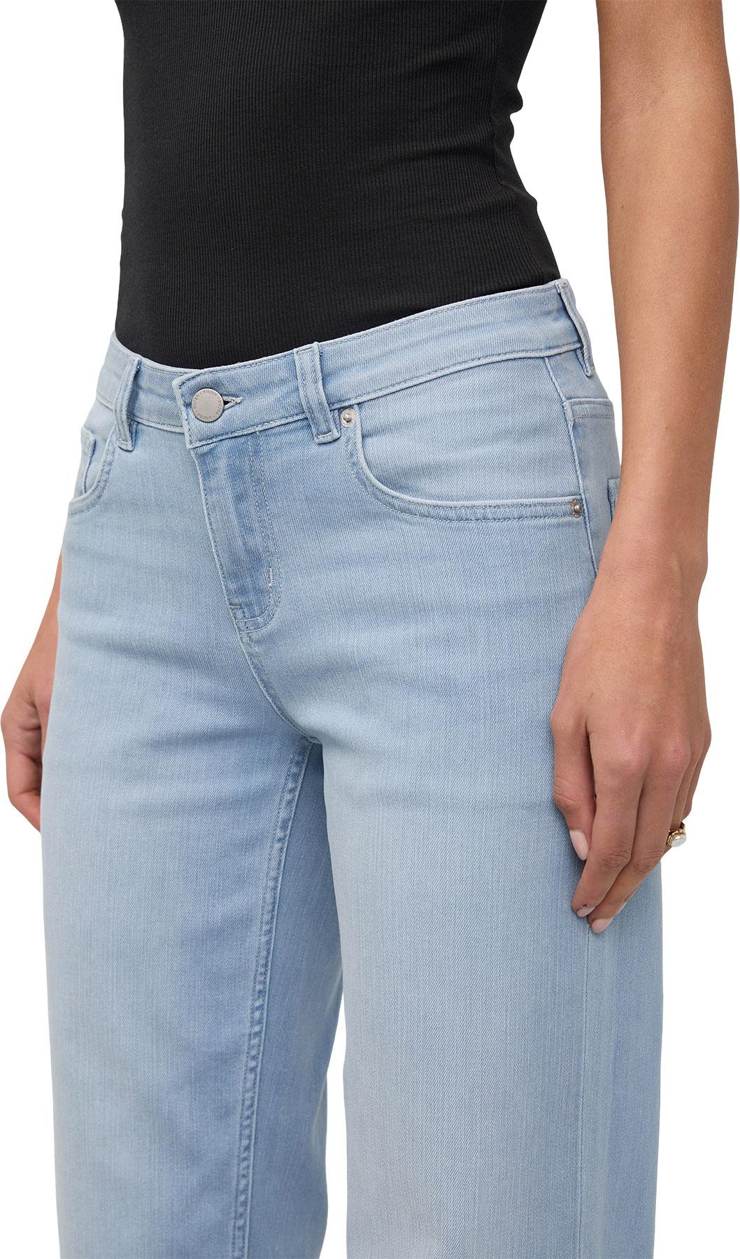 Product gallery image number 6 for product Performance Denim Mid Rise Straight Jeans - Women's