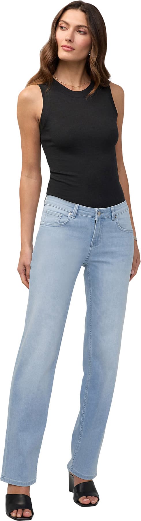 Product image for Performance Denim Mid Rise Straight Jeans - Women's