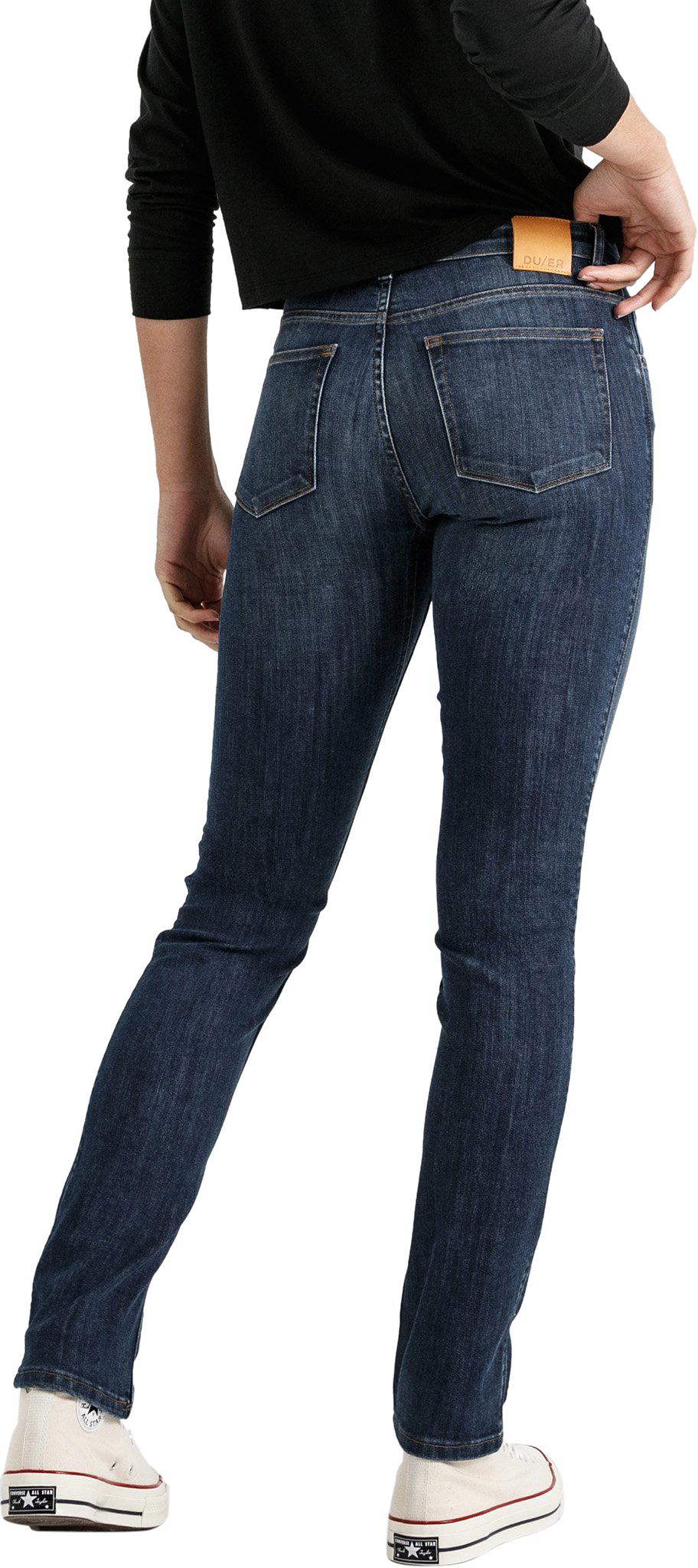 Product gallery image number 3 for product Performance Denim Slim Straight Jeans - Women's