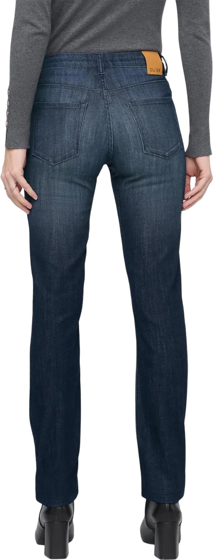 Product gallery image number 2 for product Performance Denim Mid Rise Slim Straight Jeans - Women's
